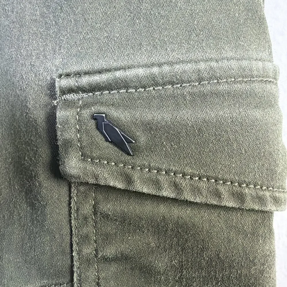 Stone Falcon Men's utility jogger Slim Fit Cargo Pants medium Dk Green athletic